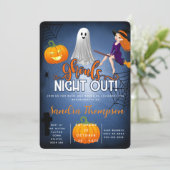 Invitation Soirée Ghouls dehors soirée halloween bachelorette (Debout devant)