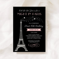Soirée Glamour à Paris Rose 16e Anniversaire