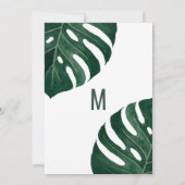 Invitation Soirée Gold de la dentelle en feuilles de fromage (Dos)