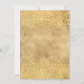 Invitation Soirée Gold de Noël (Dos)