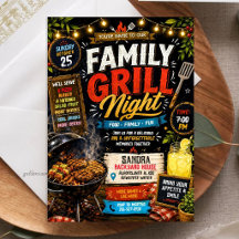 Soirée Grillade de Famille sur Ardoise Rustique -