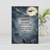 Invitation Soirée Halloween au Clair de Lune (Debout devant)