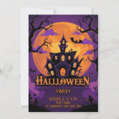 Invitation Soirée Halloween Cool  (Devant)