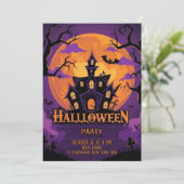 Invitation Soirée Halloween Cool  (Debout devant)
