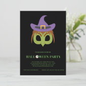 Invitation soirée halloween costume pour enfants (Debout devant)