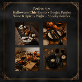 Invitation Soirée Halloween Dark Elegance | Épouva