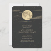 Invitation Soirée Halloween de la pleine lune (Devant)