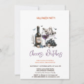 Invitation Soirée Halloween du Vin Fantôme (Devant)