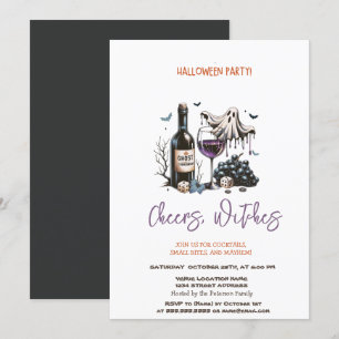 Invitation Soirée Halloween du Vin Fantôme