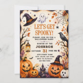 Invitation Soirée Halloween Effrayante (Devant)