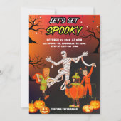 Invitation Soirée Halloween : Faisons Peur (Devant)