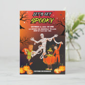 Invitation Soirée Halloween : Faisons Peur (Debout devant)