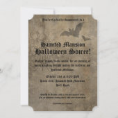 Invitation Soirée Halloween gothique vintage (Devant)