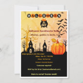 Invitation Soirée Halloween Spectaculaire (Devant)
