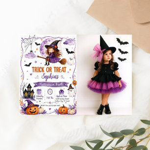 Invitation Soirée Halloween Trick or Treat