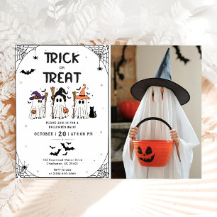 Invitation Soirée Halloween Trick or Treat