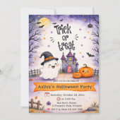 Invitation Soirée Halloween Trick or Treat (Devant)