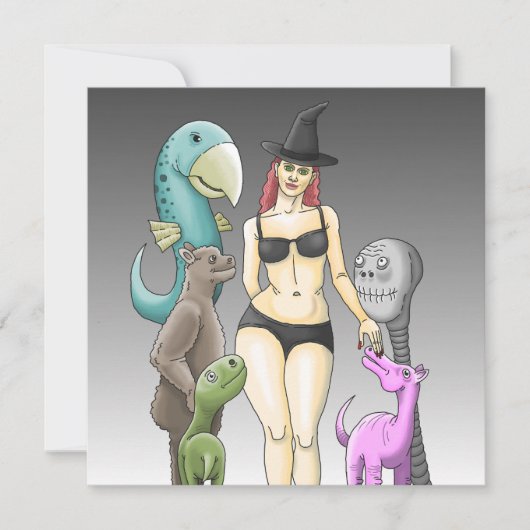 Invitation Soirée Halloween Venez Comme Vous Êtes (Devant)