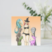 Invitation Soirée Halloween Venez Comme Vous Êtes (Debout devant)