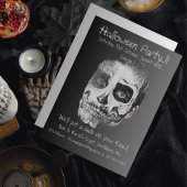 Invitation Soirée Halloween Voodoo Smile