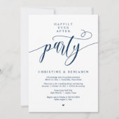 Invitation Soirée Happily Ever After, Script Moderne (Devant)