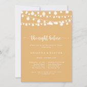 Invitation Soirée Jaune Avant Le Dîner De La Répétition (Devant)