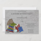 Invitation Soirée Littéraire Murder Mystery (Devant)