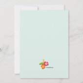 Invitation Soirée Luau Tiki (Dos)