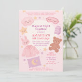 Invitation Soirée magique Ensemble Slepover Anniversaire (Debout devant)