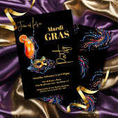Invitation Soirée Mardi Gras New Orleans