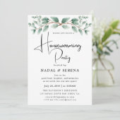 Invitation Soirée ménagère minimaliste moderne élégante (Debout devant)