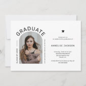 Invitation Soirée minimaliste et élégante (Devant)