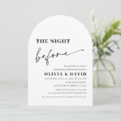 Invitation Soirée moderne avant le dîner de répétition Invita (Debout devant)