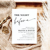 Invitation Soirée moderne avant le dîner de répétition Invita