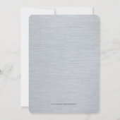 Invitation Soirée moderne Silver 2014 (Dos)