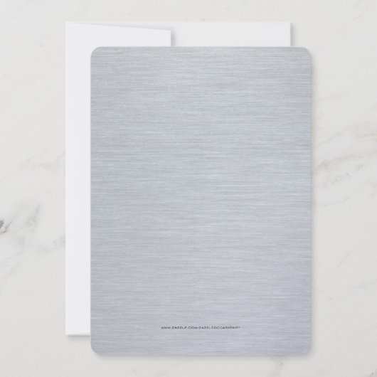 Invitation Soirée moderne Silver 2014 (Dos)