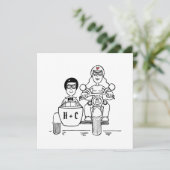 Invitation Soirée Moto et Sidecar sur mesure (Debout devant)