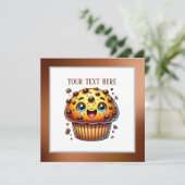 Invitation Soirée muffin au chocolat (Debout devant)