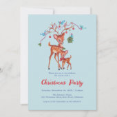 Invitation Soirée Noël aux Cerfs de Bois (Devant)