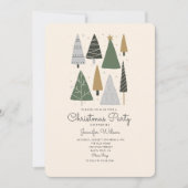 Invitation Soirée Noël de père Noël (Devant)