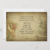 Invitation Soirée Partage de Noël (Dos)