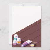 Invitation Soirée peinture de céramique (Dos)