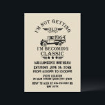Invitation Soirée personnalisée vintage de 60e anniversaire<br><div class="desc">Vous pouvez ajouter un peu d'originalité avec cette édition limitée, qualité premium, et original, classe, rétro et d'apparence vintage conception graphique d'anniversaire avec une police de typographie cool. C'est une excellente idée cadeau pour les hommes, les femmes, les maris, les épouses, les petites amies et les petits amis qui vont...</div>