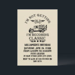 Invitation Soirée personnalisée vintage de 70e anniversaire<br><div class="desc">Vous pouvez ajouter un peu d'originalité avec cette édition limitée, qualité premium, et original, classe, rétro et d'apparence vintage conception graphique d'anniversaire avec une police de typographie cool. C'est une excellente idée cadeau pour les hommes, les femmes, les maris, les épouses, les petites amies et les petits amis qui vont...</div>
