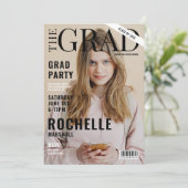 Invitation Soirée photo de couverture de magazine stylish (Debout devant)