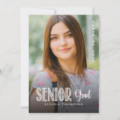 Invitation Soirée photo de fin d'études supérieures (Devant)