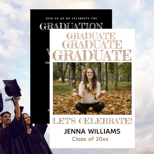Invitation Soirée photo des diplômés