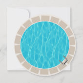 Invitation Soirée Piscine Fête N'Importe Quel Âge Anniversair (Dos)