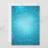 Invitation Soirée Piscine, Piscine cadeau Graduation noir (Dos)