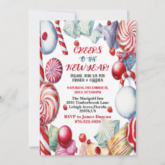 Invitation Soirée pour le Nouvel An Soirée pour enfants